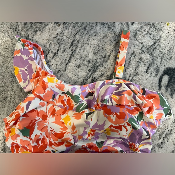 NWT🌴BRIDGEHAMPTON One Piece Swimsuit,  Tropical Colors, Detachable Strap - Picture 3 of 16